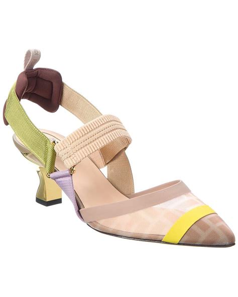 FENDI Colibrì Slingback Pumps 